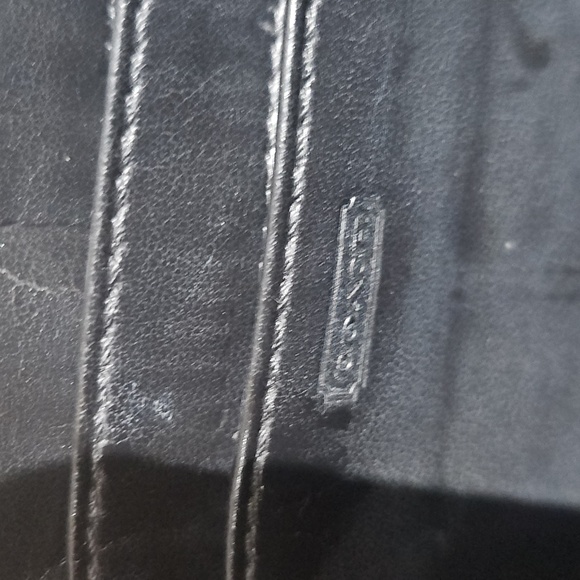 Coach Black Leather Wristlet - Picture 3 of 5